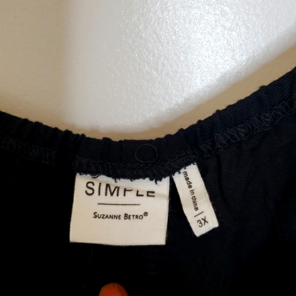 Simple by Suzanne Betro |Black Cami-Strap Wide-Leg Jumpsuit - Women & Plus - Picture 8 of 8